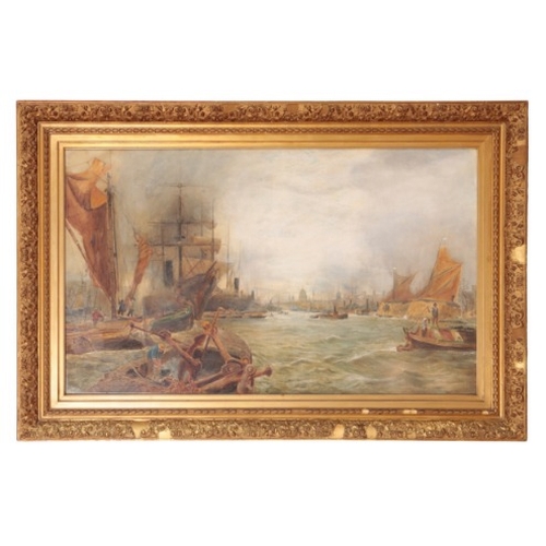 303 - MANNER OF WILLIAM LIONEL WYLLIE (1851-1931) The Pool of London

bustling Thames scene, watercolour, ... 