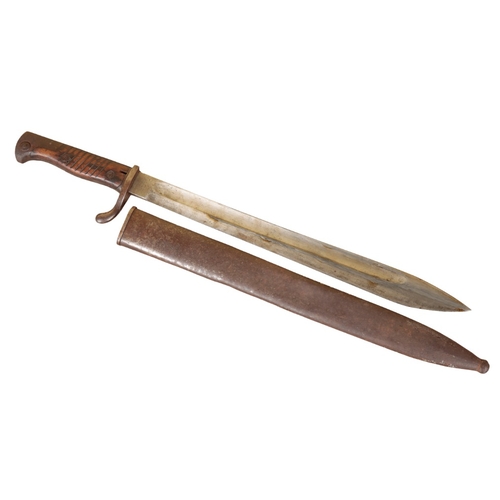 855 - A WWII BRITISH BAYONET

with original metal scabbard, 51cm long

Note: You must be over 18 to purcha... 