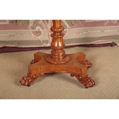 94 - A WILLIAM IV SATINWOOD CENTRE TABLE

the rectangular top over a frieze drawer to one side and a faux... 