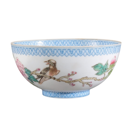 304 - A CHINESE 'EGG SHELL' PORCELAIN BOWL

bearing a four character Qianlong seal mark to the base, early... 