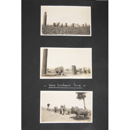 538 - A. DONNAY (EARLY 20TH CENTURY) 'A FEW DAYS IN HONAN PROVINCE'

a French photographic album and journ... 