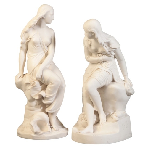 192 - A MINTON PARIAN FIGURE OF 'DOROTHEA'

after the statue by John Bell, stamped to the base, the female... 