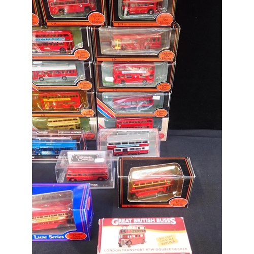 168 - A COLLECTION OF DIE CAST BUSES AND COACHES

London Transport and London: various operators and liver... 