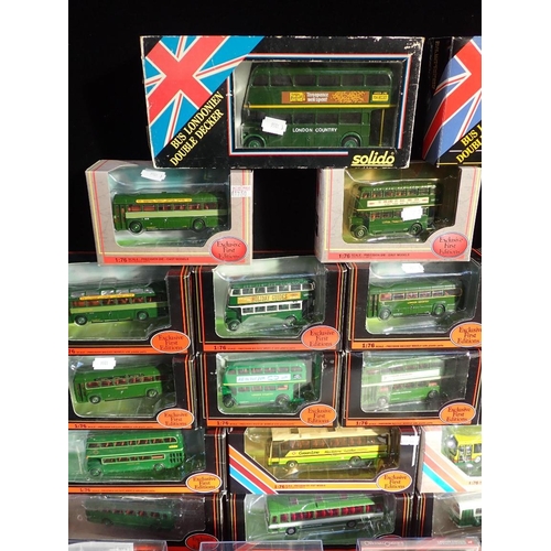 172 - A COLLECTION OF DIE CAST BUSES AND COACHES

London Transport Greenline and London Country, all boxed