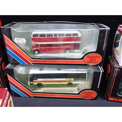 176 - A COLLECTION OF BOXED DIECAST MODELS OF BUSES

'Exclusive First Editions' 1:76 scale models, includi... 