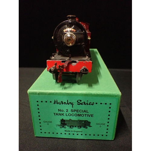 195 - HORNBY 0 GAUGE No. 2 SPECIAL TANK LOCOMOTIVE

Electric, LMS livery, in replacement box, original con... 