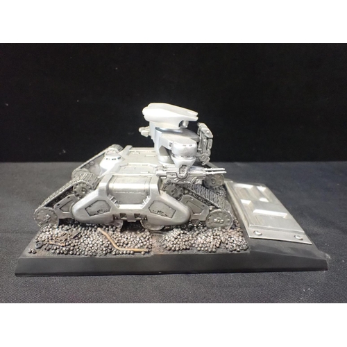 254 - 'LEGENDS IN 3 DIMENSIONS' TERMINATOR HUNTER KILLER TANK DIORAMA

A replica Hunter Killer Tank made f... 