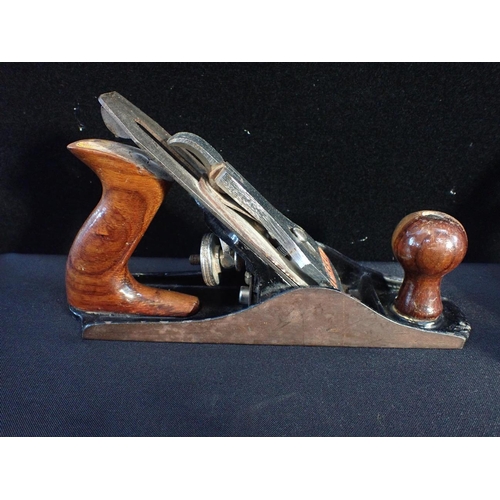 266 - A COLLECTION OF WOODWORKING PLANES

including Stanley No. 4, Vishal no. 4,, a brass and wood bullnos... 