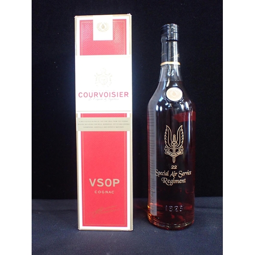 278 - 22 SPECIAL AIR SERVICE REGIMENT: A BOTTLE OF COURVOISIER VSOP COGNAC

specially labelled for the SAS... 