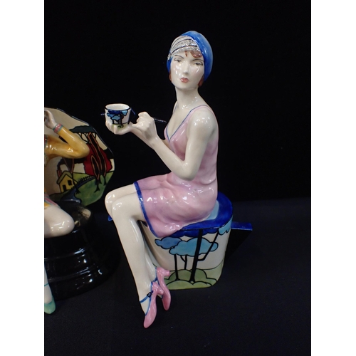 316 - THREE PEGGY DAVIES FIGURES

comprising 'Art Deco', ltd edition 371/400, 'Daydreamer' ltd edition 142... 