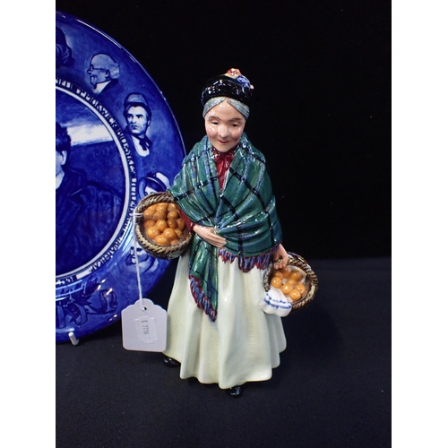 331 - ROYAL DOULTON FIGURE THE ORANGE SELLER

with a Royal Doulton Toby Jug Mine Host and a Doulton Dicken... 