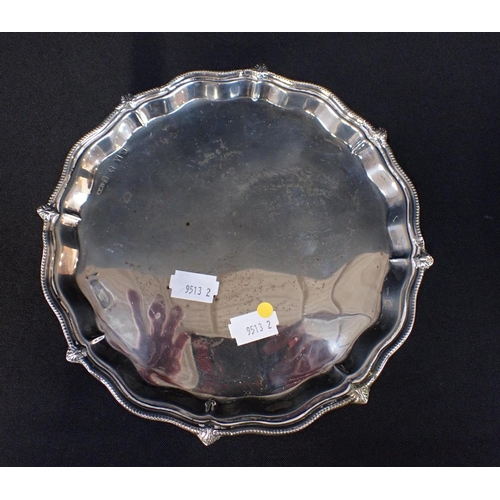 392 - 20TH CENTURY IRISH SILVER SALVER