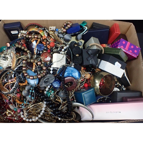 405 - A LARGE QUANTITY OF COSTUME JEWELLERY

beads etc