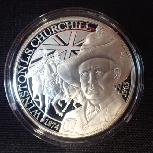 497 - A SOUTH AFRICAN MINT 2015 'WINSTON CHURCHILL FRACTIONAL KRUGGERAND SET'

comprising half Kruggerand,... 