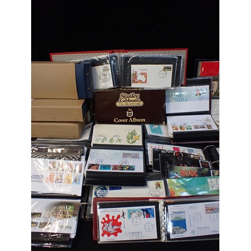 501 - FIFTEEN ALBUMS OF FIRST DAY COVERS

mostly of Australian interest, together with some loose cards (o... 