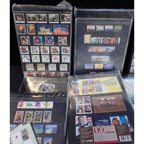 505 - NINETEEN ALBUMS OF AUSTRALIAN STAMPS

covering years 1989-2001, 2005-2010, together with one album '... 