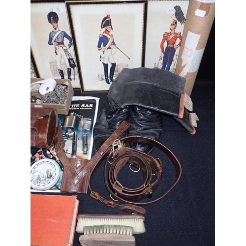 546 - A COLLECTION OF MILITARIA

and military themed items, some previously belonging to Major P.W. Baker,... 