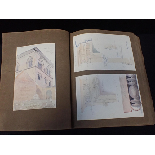 557 - C.J. PEMBERTON LEECH: AN ARCHITECTURAL SKETCHBOOK

mostly Italian studies, many watercolours, and tw... 