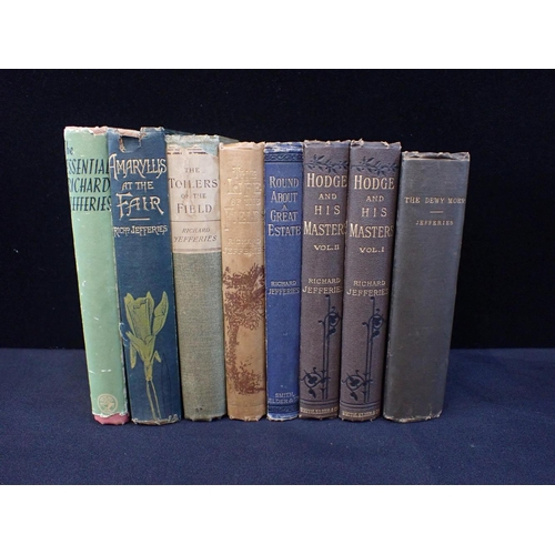 572 - RICHARD JEFFERIES: 'HODGE AND HIS MASTERS' 2 VOLS

1st ed Smith Elder and Co 1880, with five other 1... 