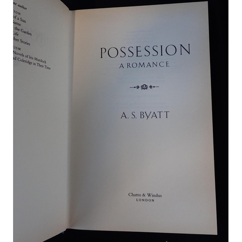 578 - A S BYATT, POSSESSION

ist edition 1990, with Peter Carey and Margaret Atwood 1st editions