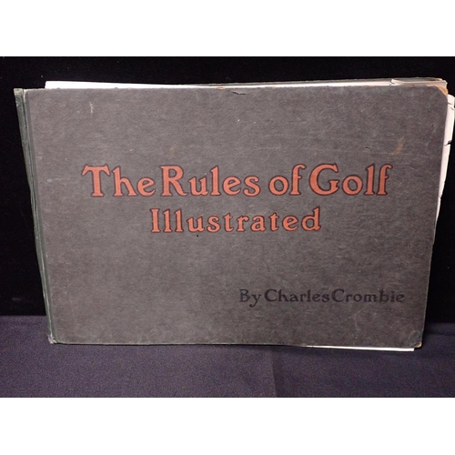 580 - CHARLES CROMBIE: 'THE RULES OF GOLF EXPLAINED'

printed by Bemrose and Sons Ltd, for Perrier (all lo... 