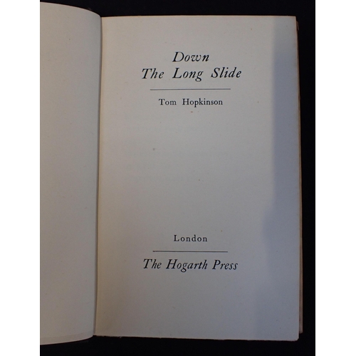 583 - HOPKINSON, TOM, 'MIST IN THE TAGUS' AND 'DOWN THE LONG SLIDE'

both first editions, published by Hog... 