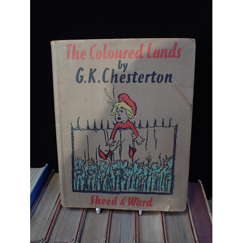 590 - G.K. CHESTERTON: 'THE COLOURED LANDS'

ill. by the author, Sheed and Ward 1938, cloth bound with dus... 