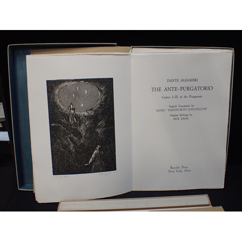 591 - JACK ZAJAC (AMERICAN, B.1929)

Dante Alighieri 'The Ante-Purgatorio', trans. Longfellow, with ten or... 