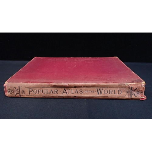 621 - BACON'S POPULAR ATLAS OF THE WORLD, 1904

pub. G.W. Bacon and Co, cloth bound (a/f)