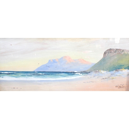 687 - H. ANDERSON (20th CENTURY) 'FISH HOEK POINT' AND 'MITCHELL'S PASS'

a pair of South African landscap... 