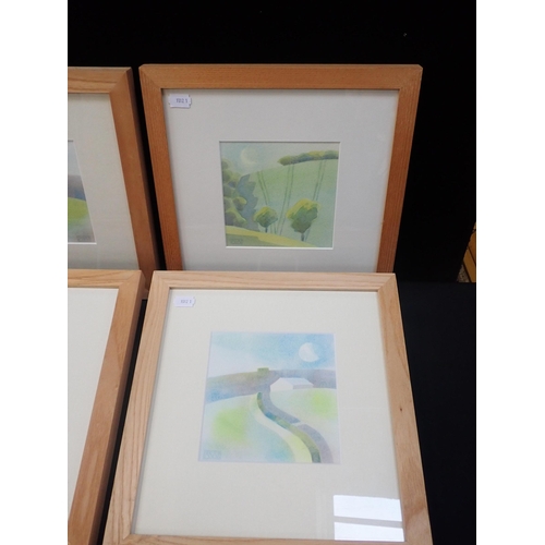 698 - ANNABEL WILSON (CONTEMPORARY); SIX PASTEL COLOURED WATERCOLOURS

framed