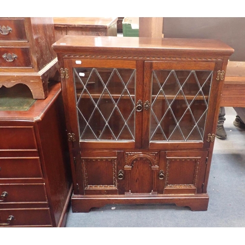 779 - A REPRODUCTION MAHOGANY TWO-DRAWER FILING CABINET

55cm wide, a similar bedside chest 45cm wide, and... 