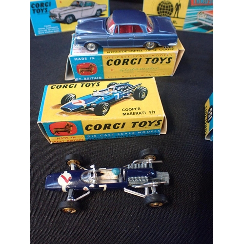 136 - TEN CORGI DIECAST MODELS

all models are in good condition but are play worn (possible restoration) ... 