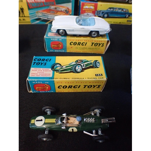 136 - TEN CORGI DIECAST MODELS

all models are in good condition but are play worn (possible restoration) ... 