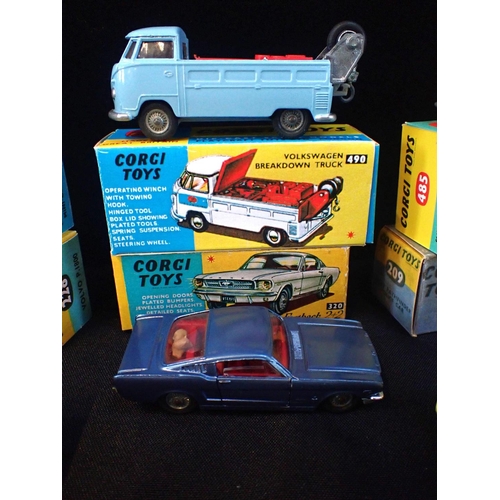 148 - EIGHTEEN CORGI DIECAST MODELS

including; 'Studebaker Golden Hawk', 'Hillman Imp in Monte Carlo Trim... 