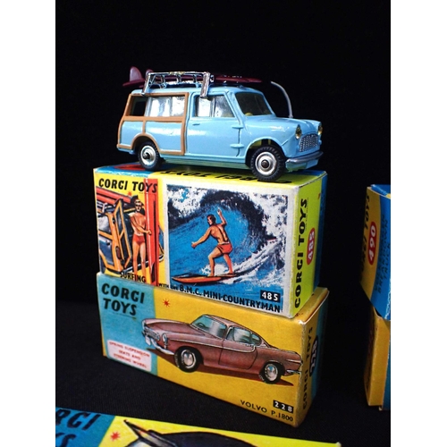 148 - EIGHTEEN CORGI DIECAST MODELS

including; 'Studebaker Golden Hawk', 'Hillman Imp in Monte Carlo Trim... 