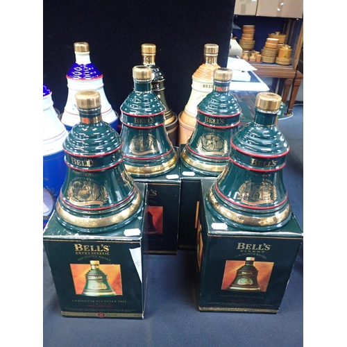 174 - A COLLECTION OF BELLS WHISKY DECANTERS, ALL SEALED AND BOXED

Bells Royal Reserve (Blue)
Prince Andr... 