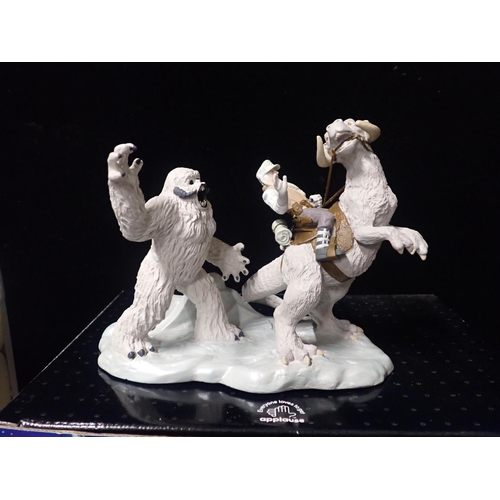 175 - SIX STAR WARS CLASSIC COLLECTORS SERIES STATUETTES

Wampa Attack x 2; Luke Skywalker in Bacta Tank; ... 