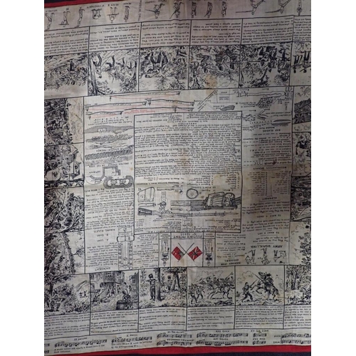 352 - FULTONS PATENT MILITARY HANDKERCHIEF

patent no.12801, printed with a plethora of military informati... 