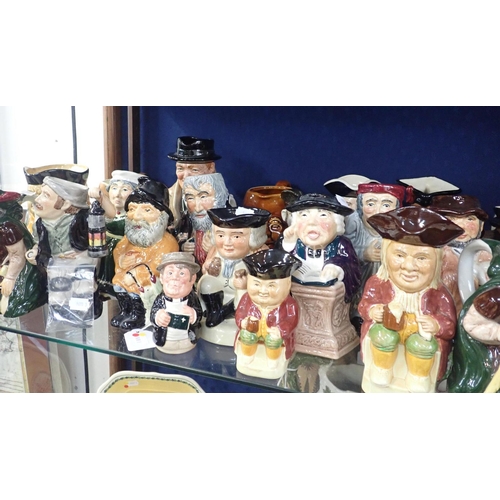 37 - COLLECTION OF TOBY JUGS

various makes