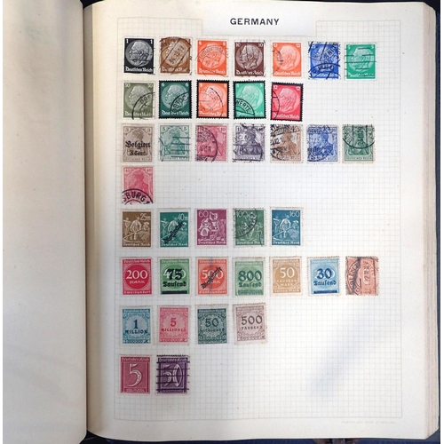 370 - STAMP ALBUM INTERNATIONAL COVERAGE

mostly early to mid 20th century, with a bag of loose stamps