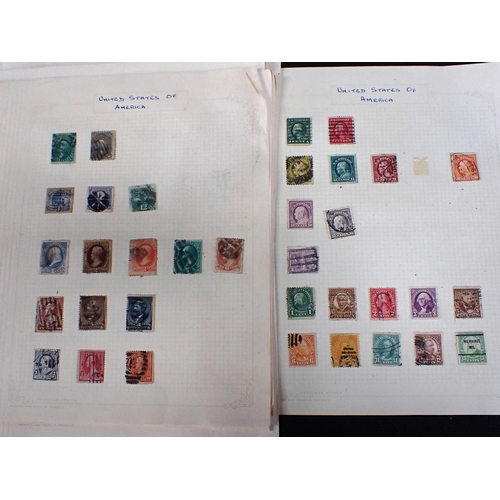 373 - A COLLECTION OF WORLD STAMPS, MOSTLY MID-20th CENTURY

many loose, some in albums, including part sh... 