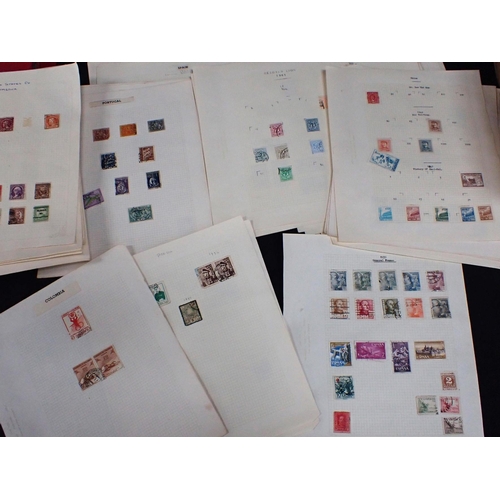 373 - A COLLECTION OF WORLD STAMPS, MOSTLY MID-20th CENTURY

many loose, some in albums, including part sh... 