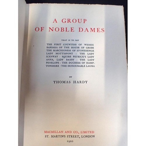 395 - THOMAS HARDY: TWO ON A TOWER, 3 VOLS

1st ed but rebound library edition, without half title pages, ... 