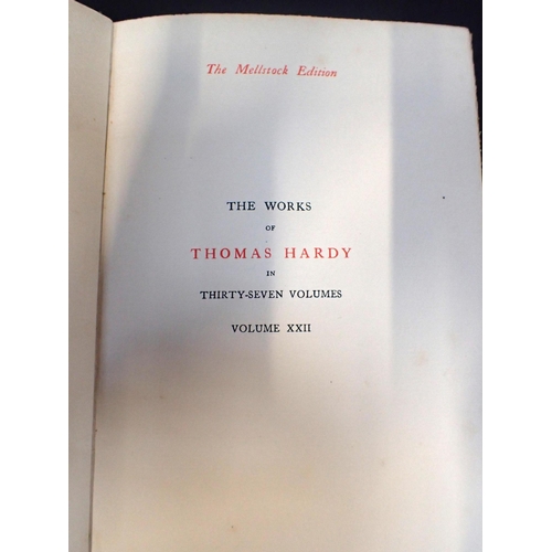 395 - THOMAS HARDY: TWO ON A TOWER, 3 VOLS

1st ed but rebound library edition, without half title pages, ... 