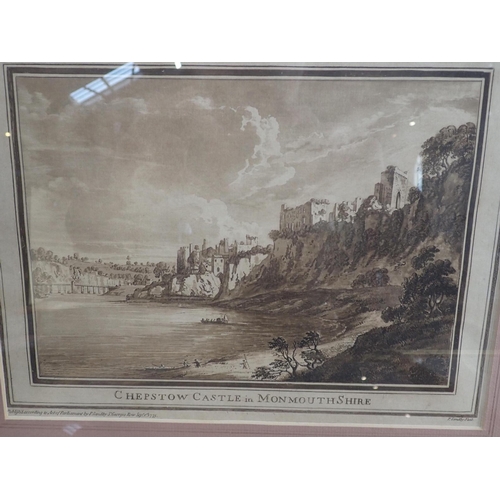 466 - PAUL SANDBY (1730-1809), Welsh Views

comprising 'Chepstow Castle', 'Cardiff Castle', 'St Donats Cas... 