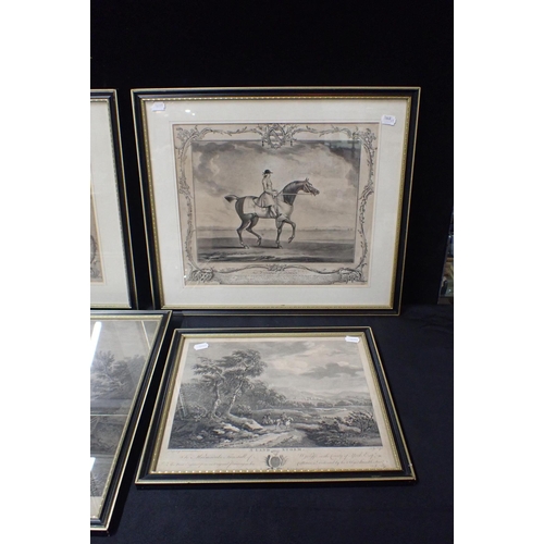 499 - HOUSTON AFTER SPENCER AND SEYMOUR; TWO 18tH CENTURY EQUESTRIAN ENGRAVINGS

'The portraiture of Dormo... 