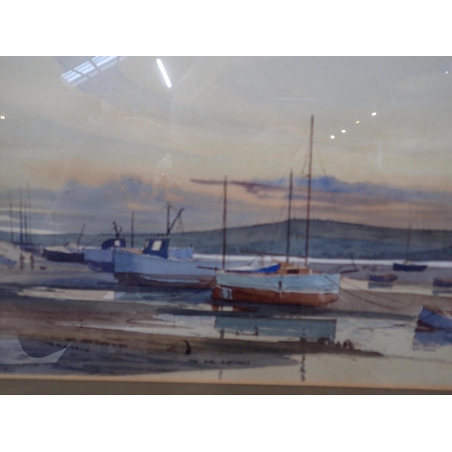 508 - WP (20TH CENTURY), A Cargo Ship

watercolour, monogrammed and dated '76, 25cm x 41cm, later wood fra... 