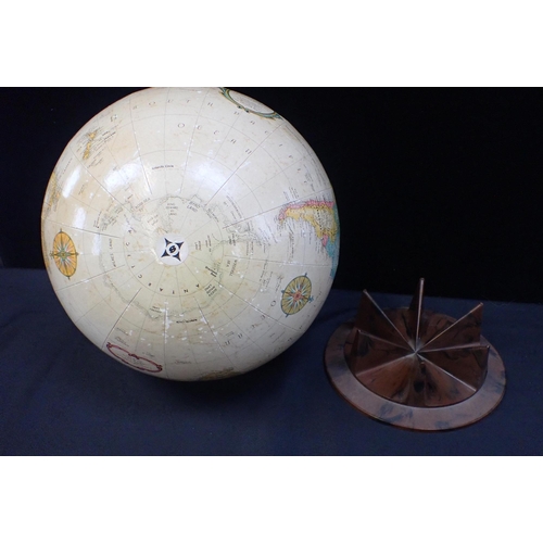 85 - A 12 inch TERRESTRIAL GLOBE BY REPLOGLE

for Frost and Sullivan, freestanding on a mid-century style... 