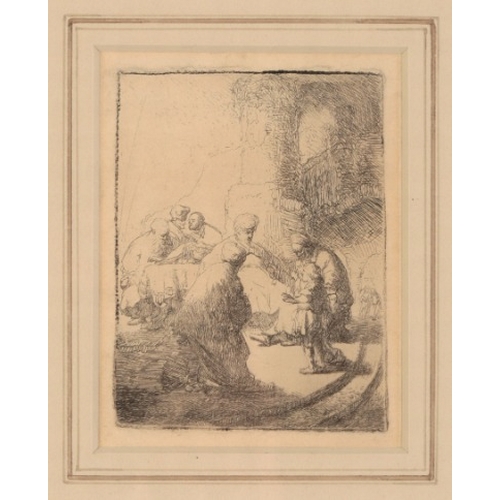 123 - AFTER REMBRANDT VAN RIJN (1606-1669) 'Christ Disputing with the Doctors: Small Plate'

etching, the ... 